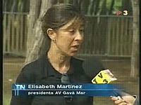 Reportaje emitido en TV3 con las quejas de la AVV de Gavà Mar (Octubre de 2004)